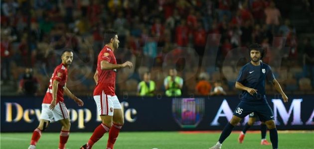 فيديو | محمد شريف يسجل هدف الأهلي الأول أمام إنبي